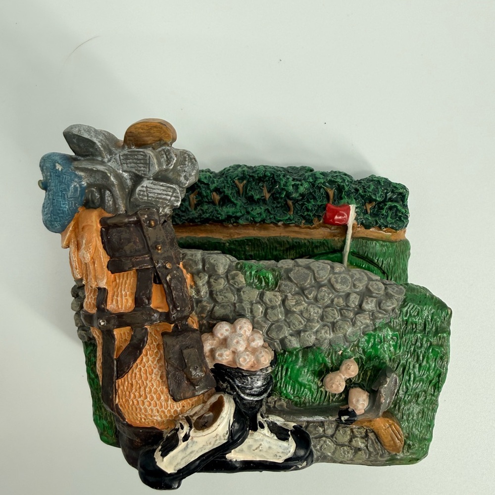 Golf Business Card Holder Desk Organizer Golf Bag Golf Club Sports Figi Graphics